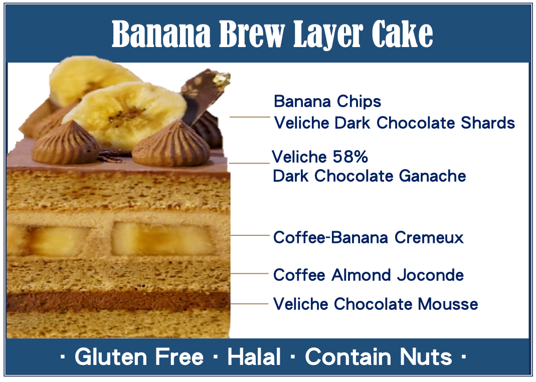 Banana & Mocha Layer Cake