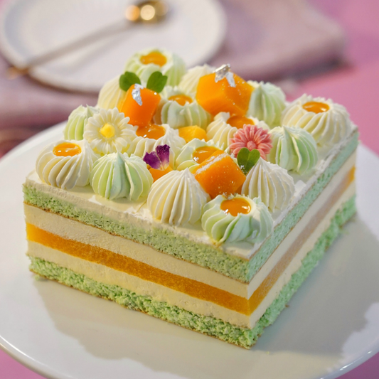 Mango & Pandan Layer Cake