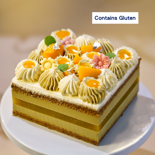 Hojicha & Lemon Layer Cake