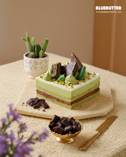 🍫 Dubai Chocolate Layer Cake | BLUEBUTTER Perth Desserts