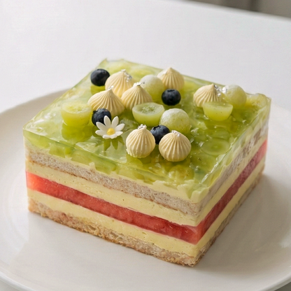 Watermelon & Grape Layer Cake