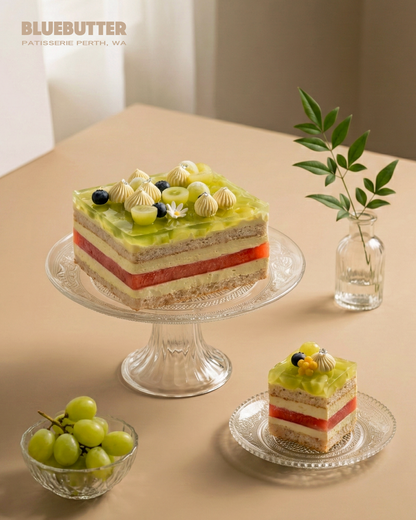 Watermelon & Grape Layer Cake