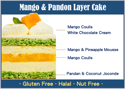 Mango & Pandan Layer Cake